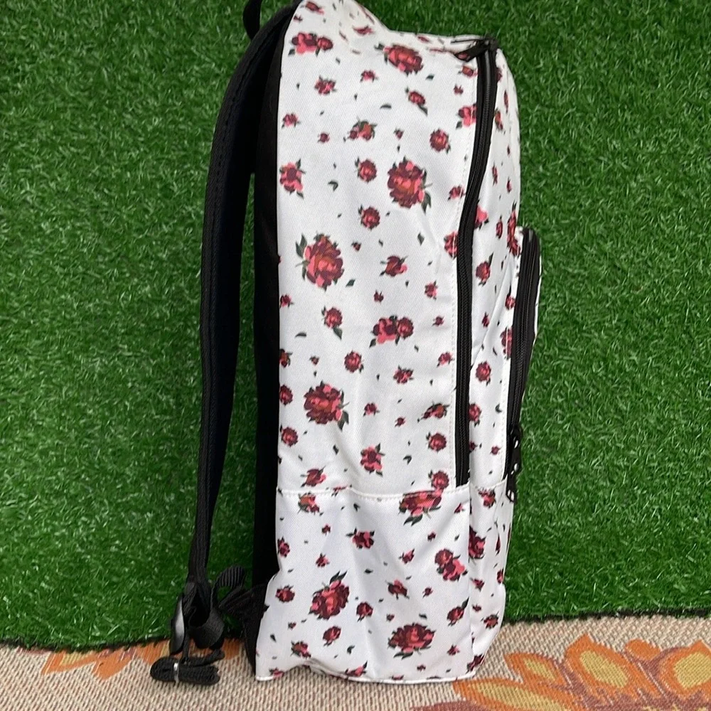 VANS Ranger 2 Prints Roses White Women's Backpack VN0A7UFM3KS NWT